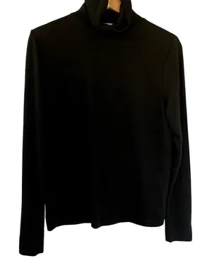 Alpine Design black turtleneck knit sweater casual women's size‎ medium warm thumbnail 1