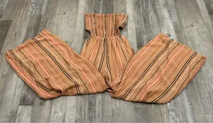 Aerie Striped Wide Leg Jumpsuit thumbnail 1