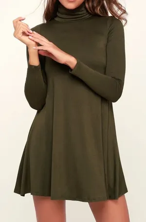 Green Lulus Dress thumbnail 1