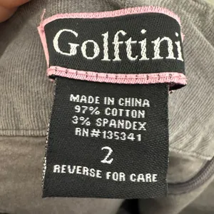 Golftini Gray Corduroy Vegas Skort Gray‎ With Martini Print Size 2 thumbnail 5