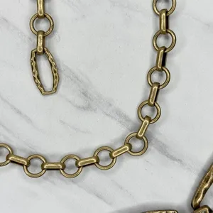Chico's Free Spirit Gold Tone Chain Belt Medium/Large (M/L) ✨ thumbnail 12