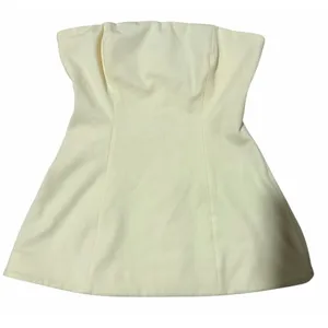 STAUD Silvia Strapless Peplum‎ Top Ecru Women's Size 2 thumbnail 1