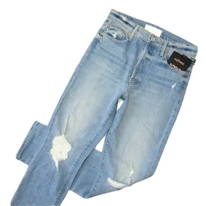 NWT Mother Superior The Huffy Skimp in Rope's End Destroyed Jeans 27 thumbnail 5