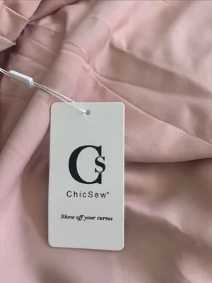 Chicsew Lauren Strapless Satin Gown Dusty Rose Size 10 NWT thumbnail 5