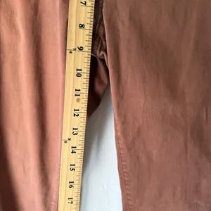 American Eagle‎ Pants Y2k 10 Long Brown Kick Boot Stretch Casual Chino Flare thumbnail 5