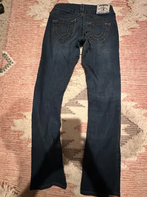 True Religion Dark Wash Bootcut Jeans size26 insean 27.5 in thumbnail 2