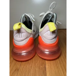 Nike Air Max 270 Shoes Womens Size 10 White Yellow Orange Running FZ3624-100 thumbnail 5
