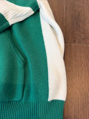 Daily Practice Nantucket Knit Hooded Sweatshirt in Green Size XS - C4-108 thumbnail 5