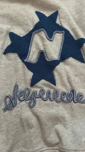 Aelfric Eden Hoodie Star Embroidery thumbnail 1