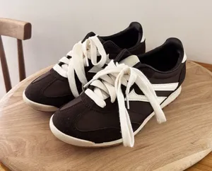 No Boundaries Brown and White Women's Sneakers thumbnail 1