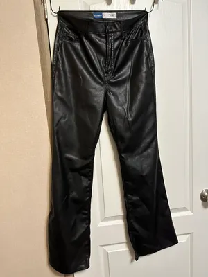 Leather Flare Pants thumbnail 1