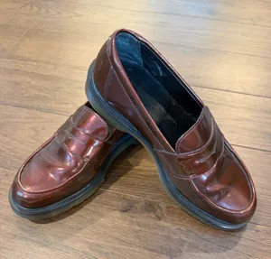 Dr. Martens Penny Loafer in Burgundy Red - Size 8 - C61-098 thumbnail 1