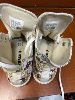 Converse Chuck Taylor All Star Floral High Top Sneakers Women Sz 6.5 Boho Canvas thumbnail 6