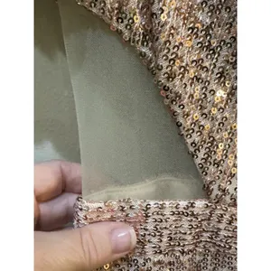 Mac Duggal Sequined Puff Shoulder Illusion Cutout Jumpsuit Blush 11273 Size 4 thumbnail 6