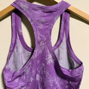 Lululemon Swiftly Tech Racerback Tank Race Shadow Bloom Moonlit Magenta Size 6 thumbnail 2