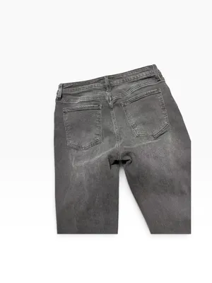 Kut from the Kloth Kelsey High Rise Fab Ab Ankle Flare Jeans Size 8 Black thumbnail 5