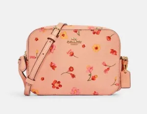 Coach NWT Pink MINI CAMERA BAG WITH MYSTICAL FLORAL PRINT thumbnail 1