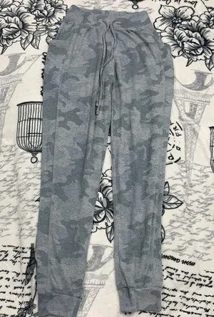 Pink Rose camo soft jogger sweatpants thumbnail 1