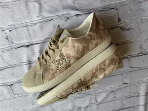 Vintage Havana Bianca Light Camo Multi Size 10 Cute Sneakers Gold Sparkle Star thumbnail 16