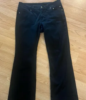 Harley Davidson lightweight‎ black jeans. Size 6 thumbnail 1