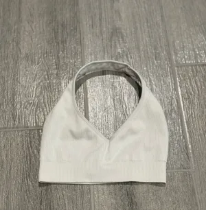 NVGTN White Finesse Seamless Halter Bra thumbnail 3