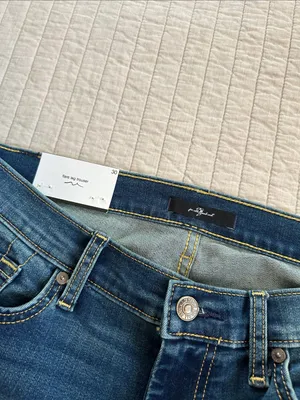 NWT 7 for all mankind Dojo Y2K flare leg trouser jeans 30” thumbnail 4