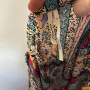 Anthropologie Calais floral boho jumper romper wide legs relaxed fit pockets XL thumbnail 10