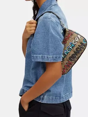 Coach X Mint + Serf Teri Shoulder Crossbody Bag, Graffiti, CM096 thumbnail 3