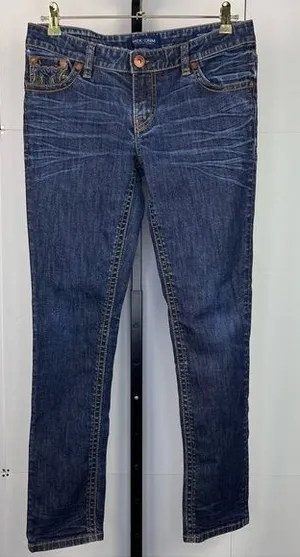 MEK DNM Avalon Cigarette Jeans Women 28 Dark Wash Low Rise Skinny Y2K thumbnail 1