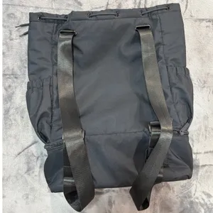 Beyond Yoga Drawstring Backpack Womens Black Nylon Gym Travel Bag OS thumbnail 2