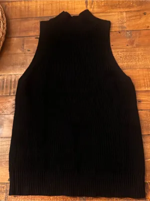 SUMMERSALT Ribbed Sleeveless Turtleneck Sweater‎ thumbnail 5