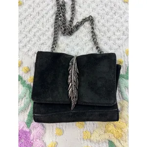 ZARA WOMAN cowhide‎ leather Chain Shoulder Bag Evening Crossbody thumbnail 2