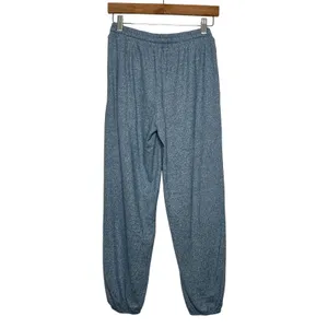 Zenana Small Matching Set Heather Blue Jogger Pant Long Sleeve Top thumbnail 8