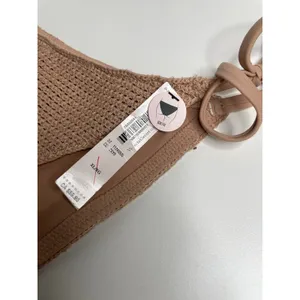NEW Victorias Secret Bikini Bottoms Tan Crochet Size XL thumbnail 3