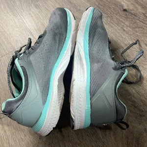 Fila Women's Gray and Teal Running Shoes Size 7 thumbnail 10