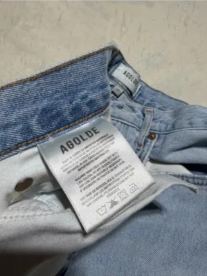Agolde 90sLight Wash Straight Leg Jeans NEEDS REPAIR 27 thumbnail 10
