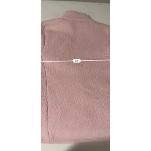 Talbots Petite Pink Sherpa Fleece Full Zip Jacket XL Petite Dusty Rose Pockets thumbnail 6