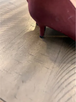 Vintage Walter Steiger Burgundy Suede Pointed Toe Pumps - Size 8 Made in Italy thumbnail 6