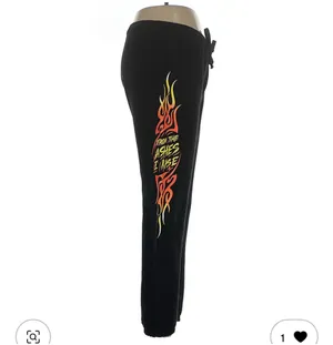 Beautiful Disaster Sweatpants large Black thumbnail 4