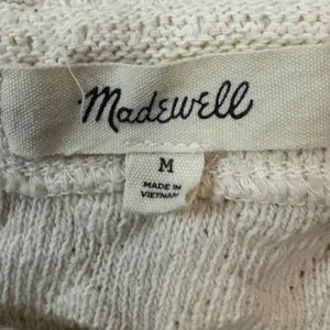 Madewell Cream Textured Tiered Ruffle Tank Top Women Size M‎ thumbnail 6