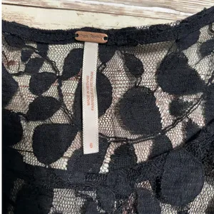 Free People Queens Love Floral Mesh Lace Dress SZ 6 Fit Flare Flowy Feminine LBD thumbnail 4