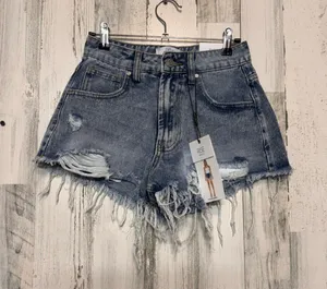 RISE Supply Co Distressed Frayed Acid Wash Denim Shorts Womens Size 5 thumbnail 1