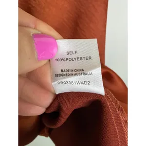 NEW Meshki Victoria Cowl Neck Mini Slip Dress in Copper Size XS thumbnail 6
