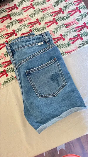 Billabong x The Salty Blonde denim shorts thumbnail 2