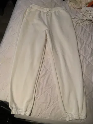 Size Large Sweatpants White thumbnail 1