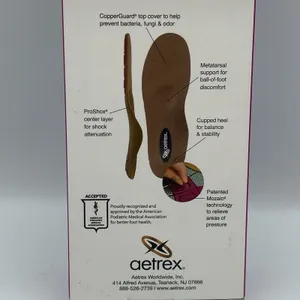 Lynco Aetrex Orthotics L2405 Womens 12 Customizable Med/High Arch Anti-Microbial thumbnail 7