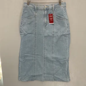 NWT Levi Strauss Signature Women's Vintage 95 Seamed Denim Midi Skirt‎ Size S thumbnail 2