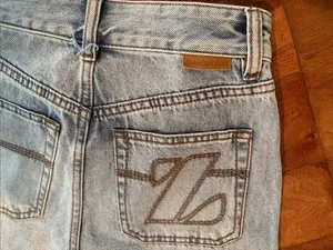 Zimmermann Patch Pocket Z Sailor Jeans Light Washed Flare Size 24 thumbnail 4