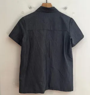 FIGS - Banepa Oversized Scrub Top Graphite Nurse Medical Doctor thumbnail 6