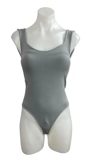 Free People Intimately Clean Lines Scoop Neck Sleeveless Tank Bodysuit Top Sz XS thumbnail 1
